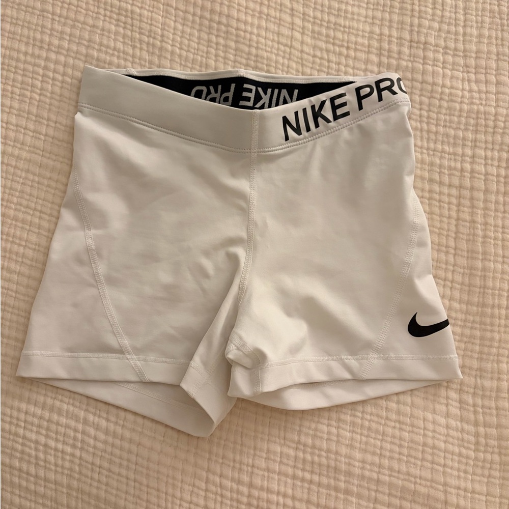 Nike Pro Women's White Shorts